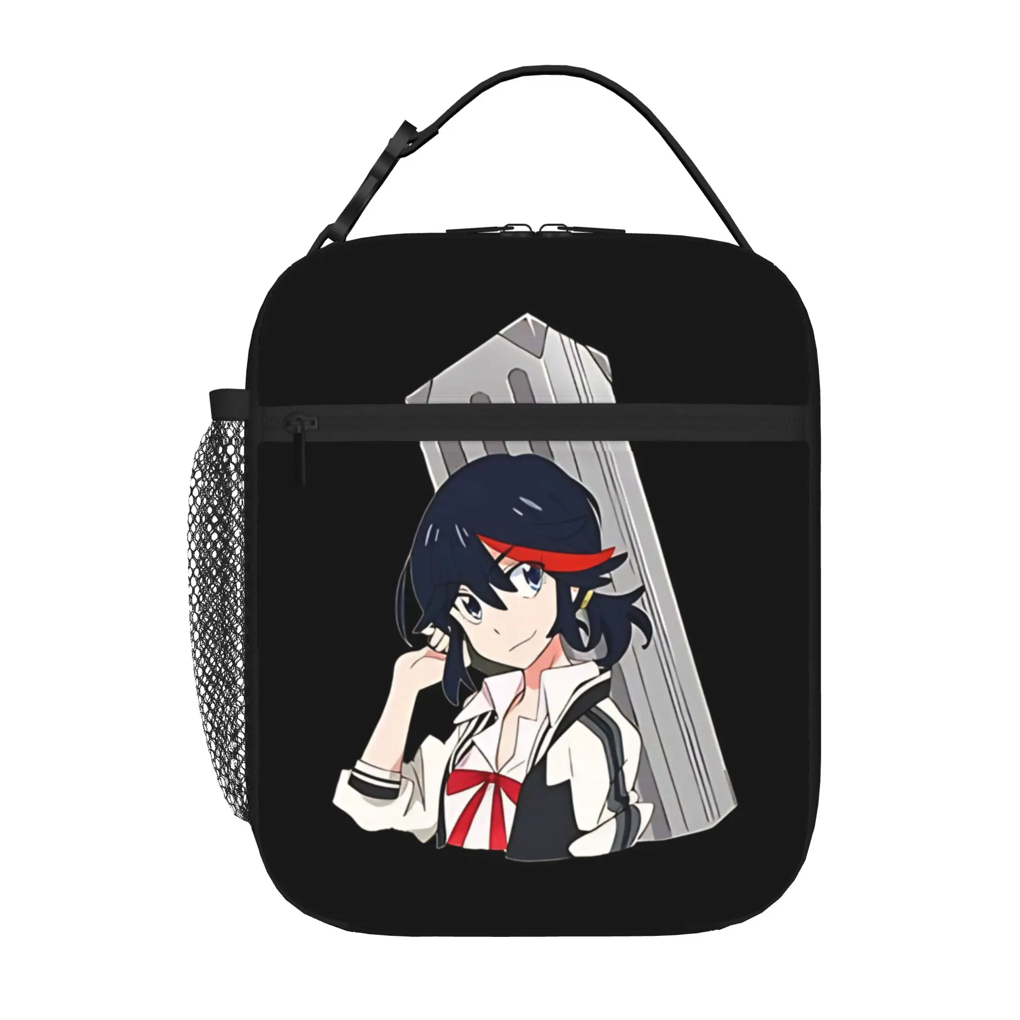 1 Piece Zipper Closure fighter  Storage Bag Pocket Kill la Kill School Lunch Food Box Reusable For Lunch Food Bag