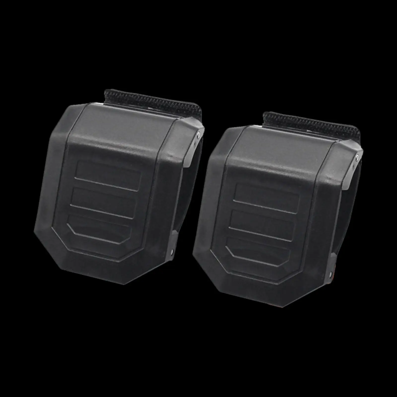 

2 Pieces UTV Front Windshield Mounting Clamp Brackets Kit Durable Black