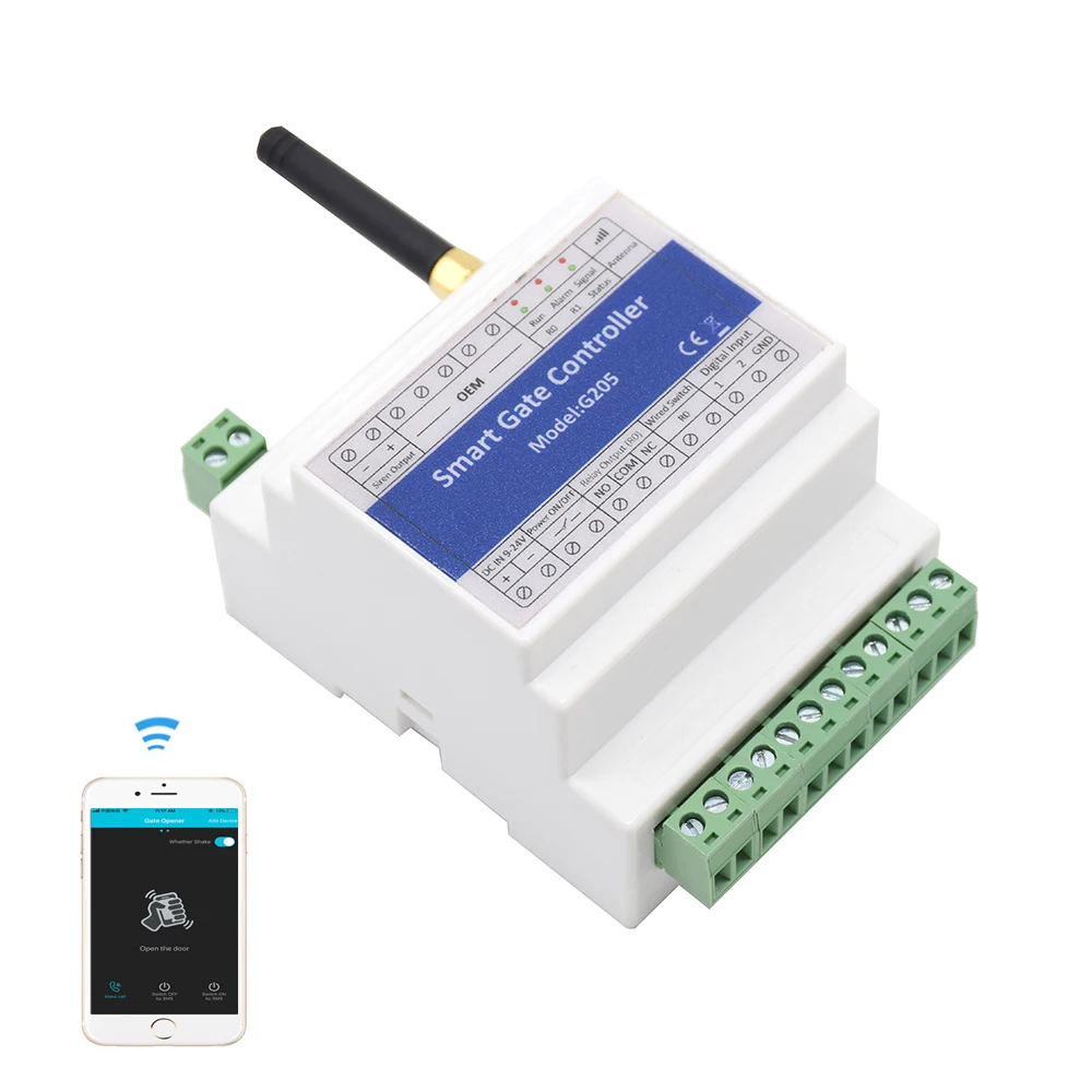 4G LTE GSM Remote Controller Relay Switch G205 For Gate Barrier Shutter Opener (Replace RTU5025)