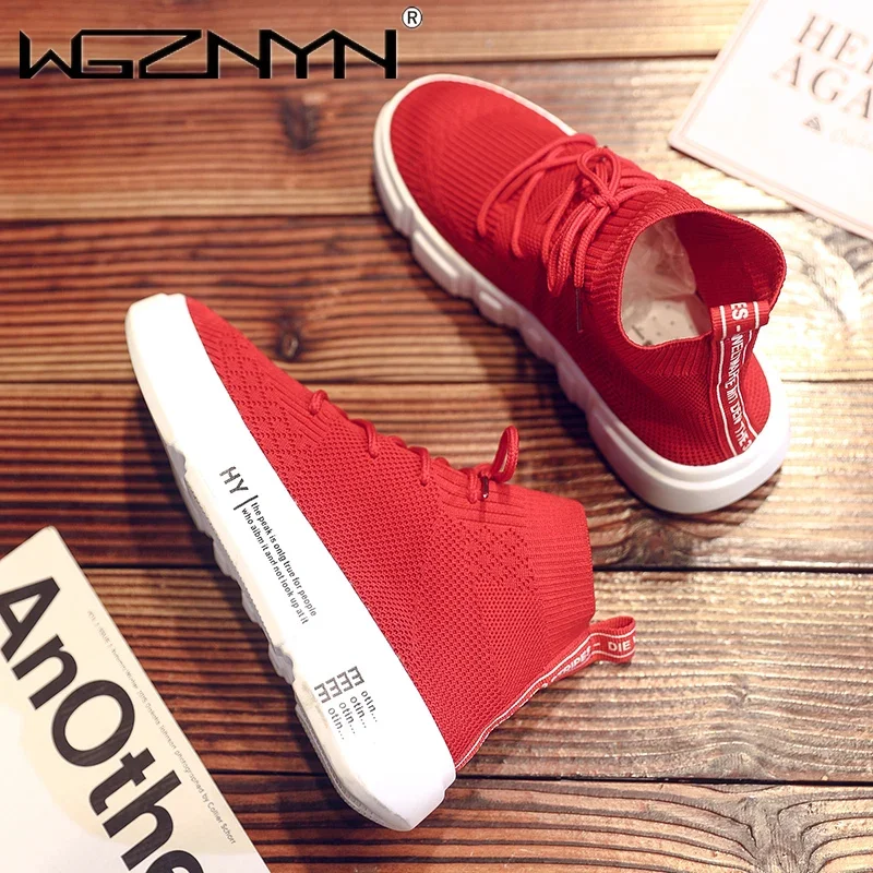 WGZNYN 2022 nowych kobiet platforma grube trampki Casual buty wulkanizowane luksusowy projektant kobiece modne trampki Chaussures Femme