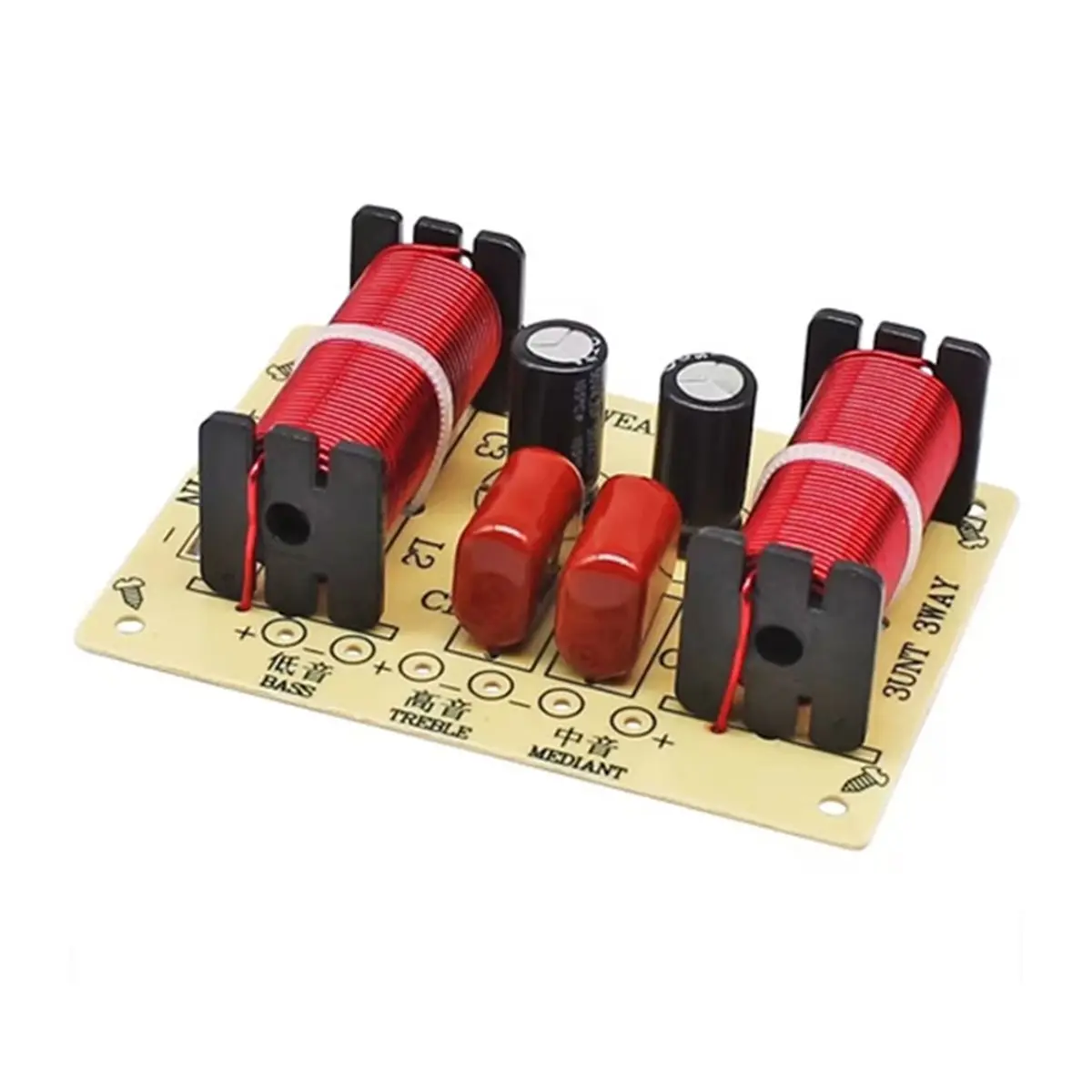 A86G NEW 150W 3 Way HiFi Speaker Frequency Divider Audio Crossover Filter Treble-Alto- Frequency Divider