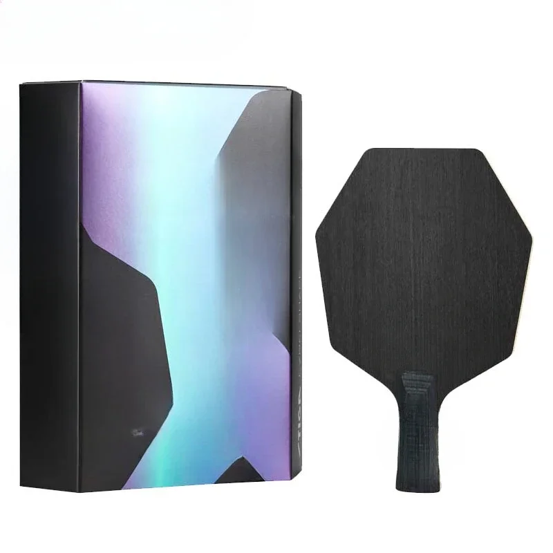 Hexagonal carbon ping pong baseplate racket