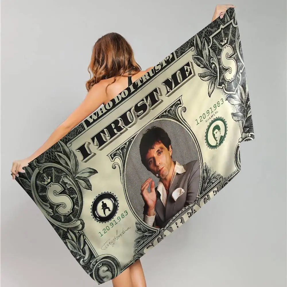 Movie Scarface Big Microfiber Beach Towels Quick Dry Towel Sand Beach Towels Pool Towel For Travel Swim Pool Yoga