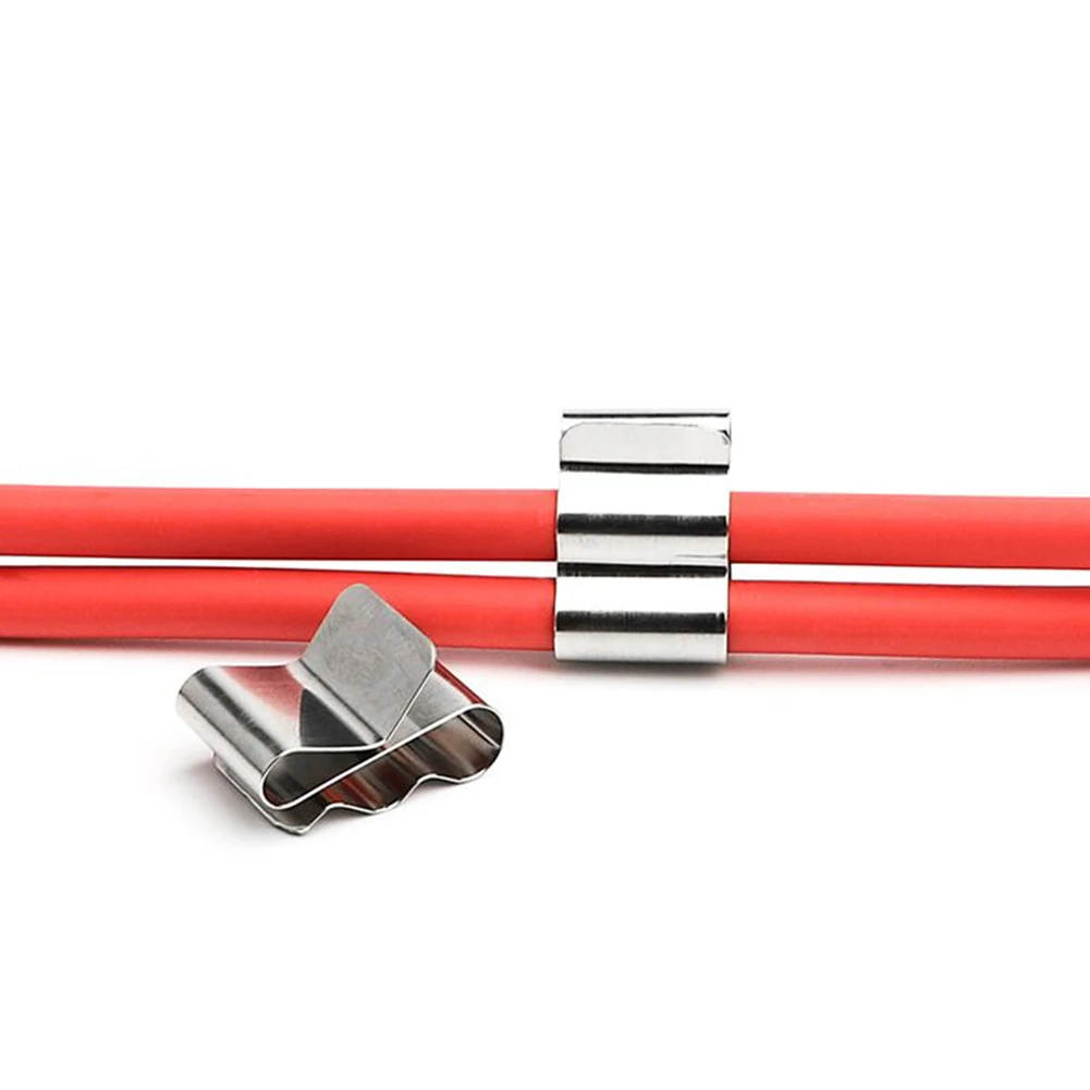 

Кабельные зажимы для установки солнечной панели, профессиональные зажимы из нержавеющей стали для управления фотоэлектрической проводкой, 20/50 шт.