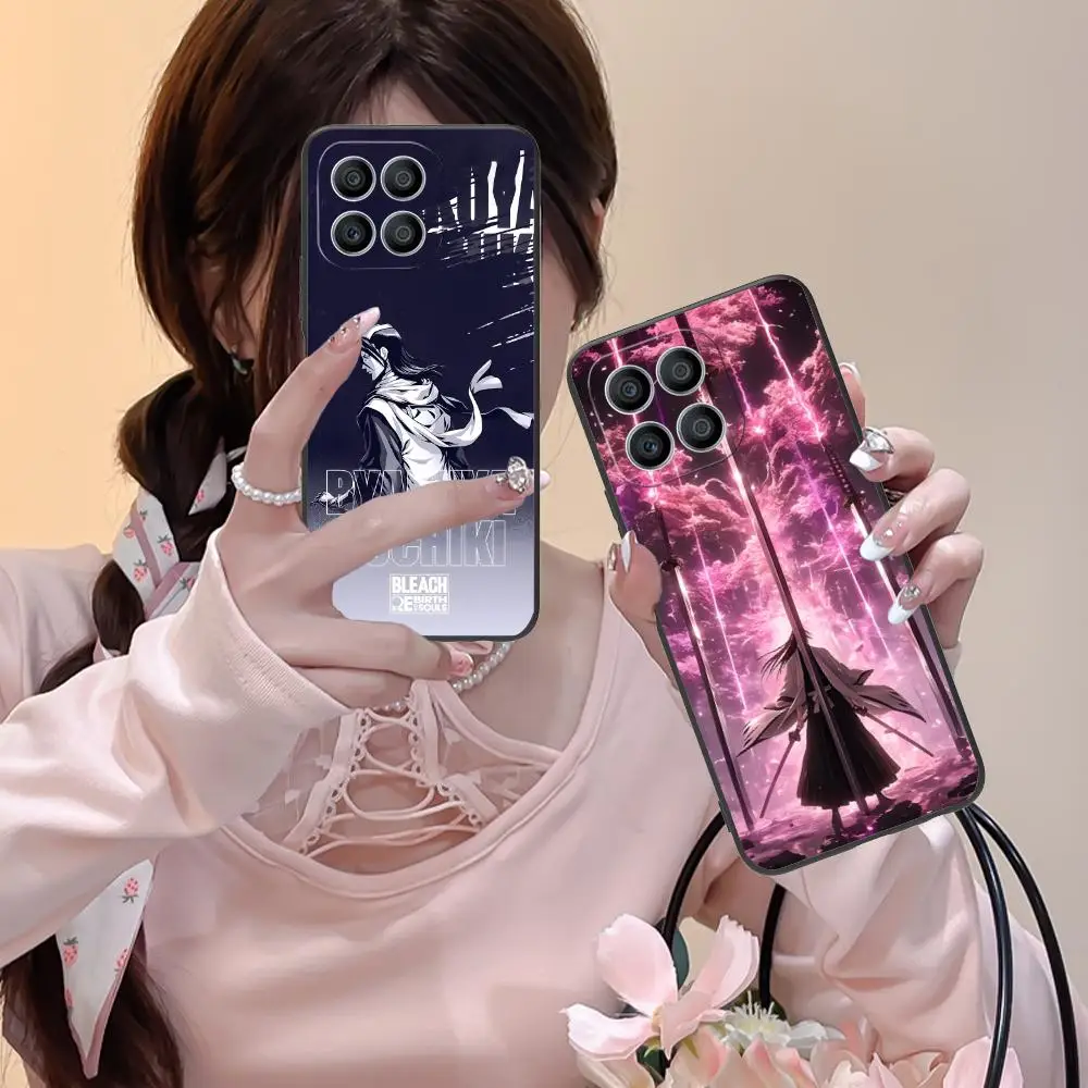 

Bleach Byakuya Kuchiki Matte TPU Mobile Phone Case for Honor 90 80 70 60 50 30 20 10 9 8 7 Pro S SE Lite 5G Printing Cover