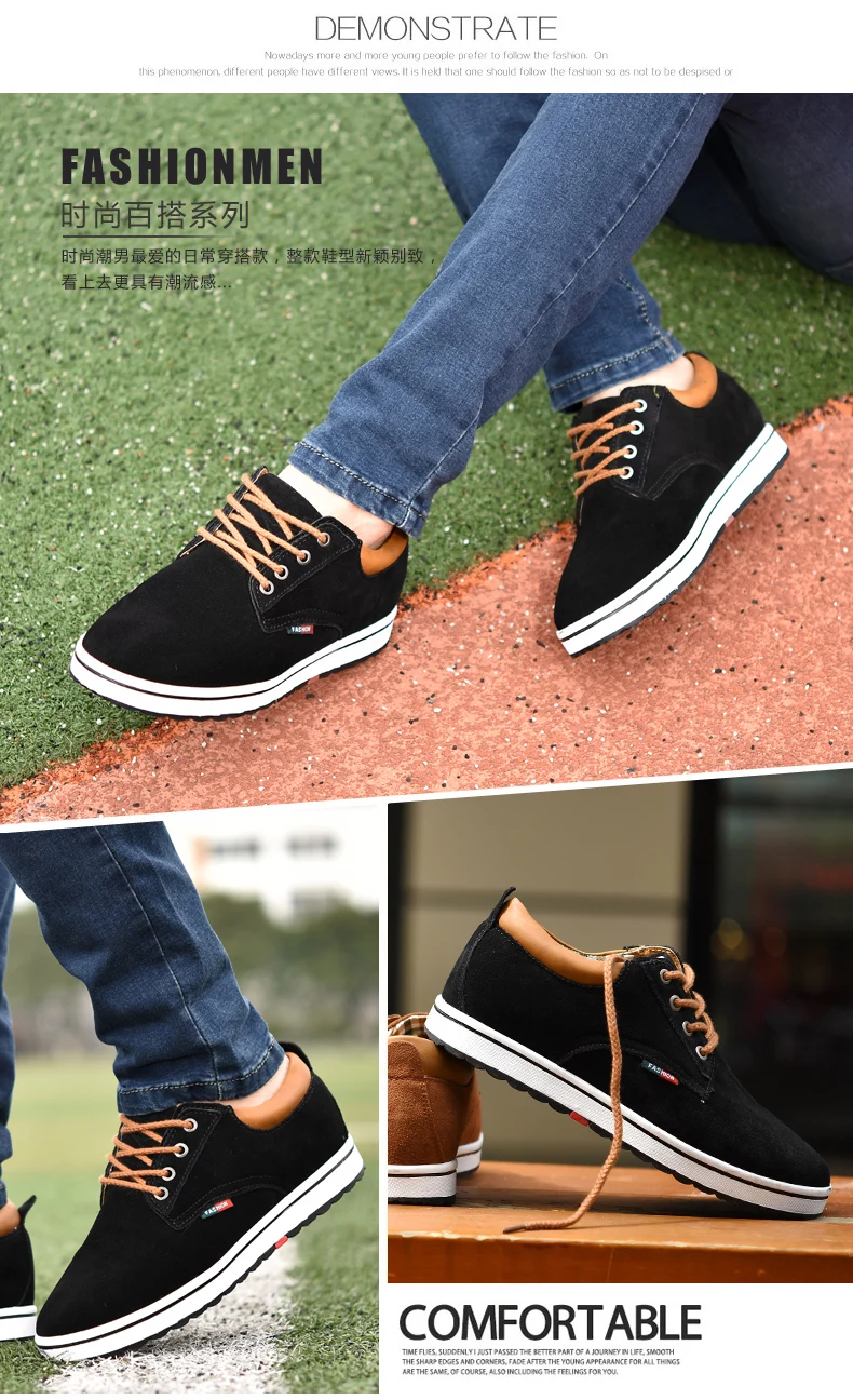 Hochwertige Herrenschuhe zur Größenerhöhung um 6 cm, Unsichtbare Innere Höhenverstellbare Schuhe für Männer – Detail 13