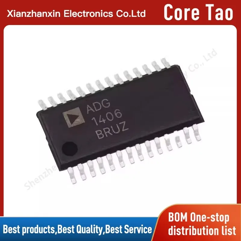 1PCS/LOT ADG1406BRUZ ADG1406 TSSOP28 Multiplexer chip in stock