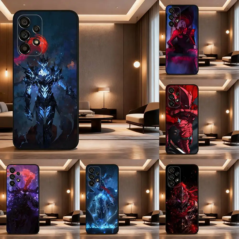 

Anime Igris The Leveling Phone Case For Samsung Galaxy A73,31,32,72,41,53,52,71,22,5G,Note,J7,8,9 Soft Black Cover