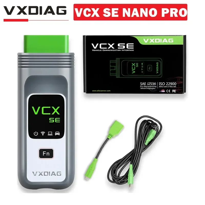 VXDIAG VCX SE Pro Diagnostic Tool with 3 Free Car License for GM /Ford /Mazda /VW /Audi /Honda /Volvo /Toyota /JLR /Subaru