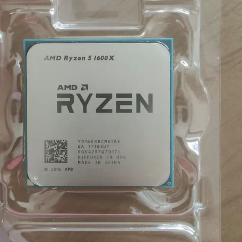 AMD Ryzen 5 1600X R5-1600X 3.6GHz 6Core 12Thr 95W Socket AM4 CPU Processors