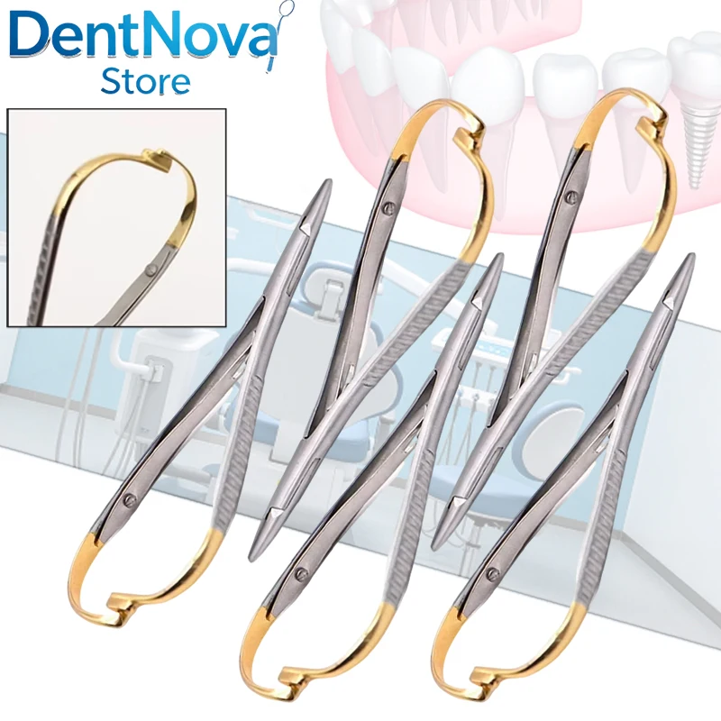 

Dental Orthodontic Elastic Placement Holder Mathieu Extra Fine Beak Ligation Ring Ligature Tie Dental Tools