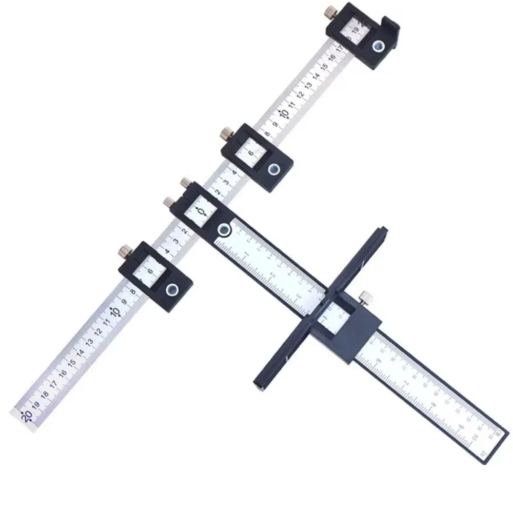 

Woodworking Corrosion Resistant Drill Guide High Strength Hardness Hole Punch Jig Adjustment Precision Punch Locator Cabinet