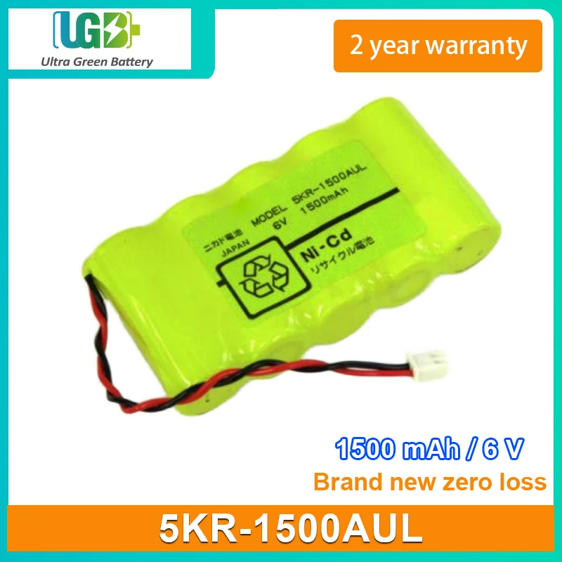 

UGB New battery For Sanyo 5KR-1500AUL Rechargeable battery 6V 1500mAh