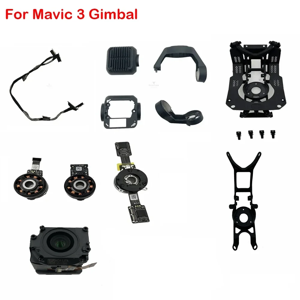 Original Gimbal Part for DJI Mavic 3/CINE PTZ Cable Signal Yaw/Roll Arm Camera Frame with Rear Cover Spare Part for Replacement