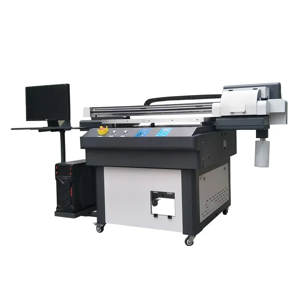 #*-for Speed A1 9060 Uv Flatbed Printer Multifunctionall UV Printer 9060 With Rotary Device Uv Flatbed Printer With 3 Print Head