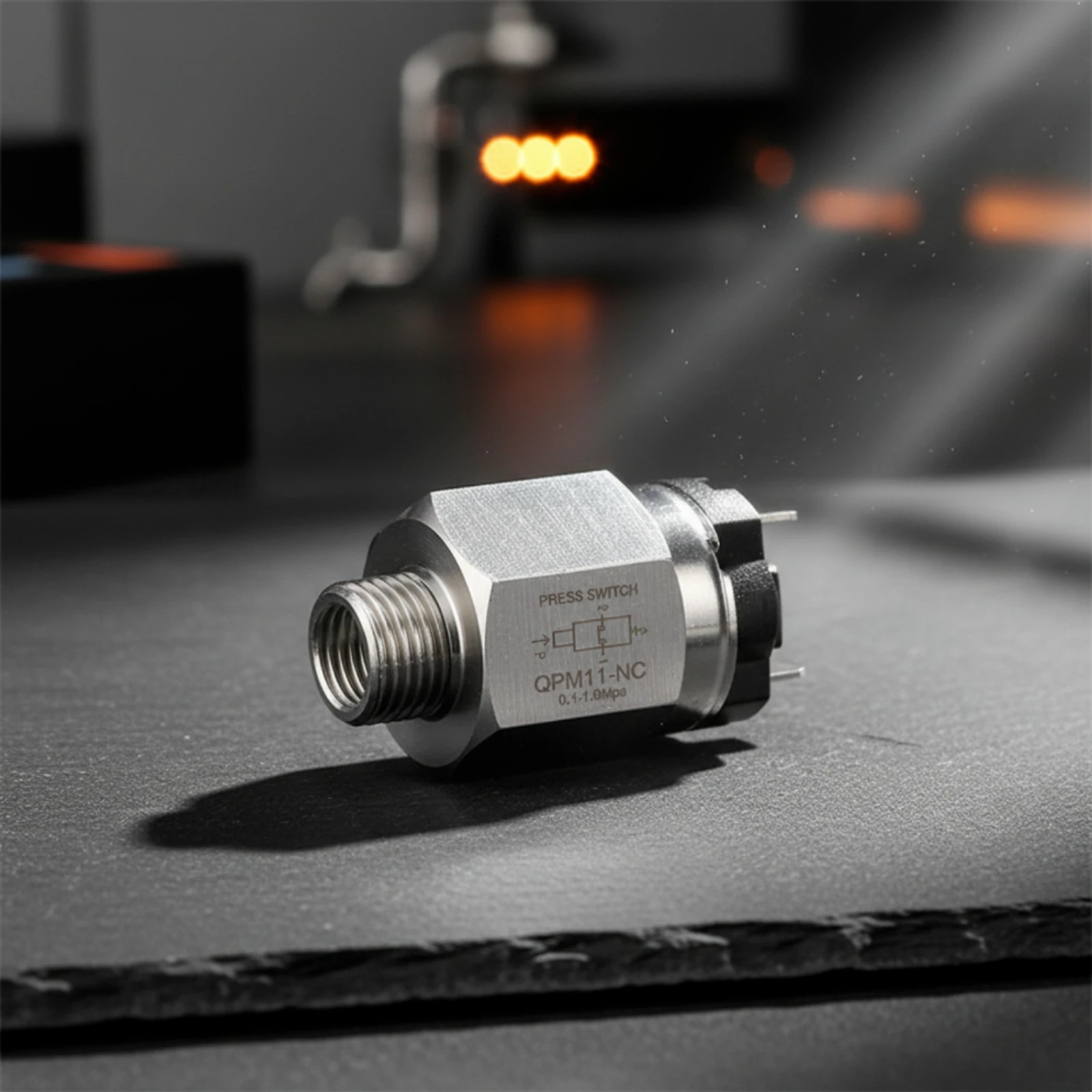 Diaphragm Pressure Switch Accurate Adjustable Pressure Switch Safe Integrated for Air Compressor