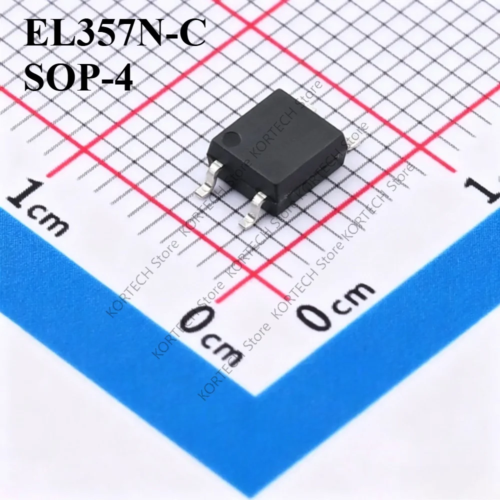 100PCS/Lot Original EL357N EL357N-C SOP-4 EL357 patch optocoupler
