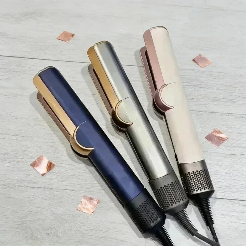 

Negative Ionic 2-in-1 Hair Dryer & Flat Iron Dual Heat Styler Fast Drying Straightening Travel Home Use