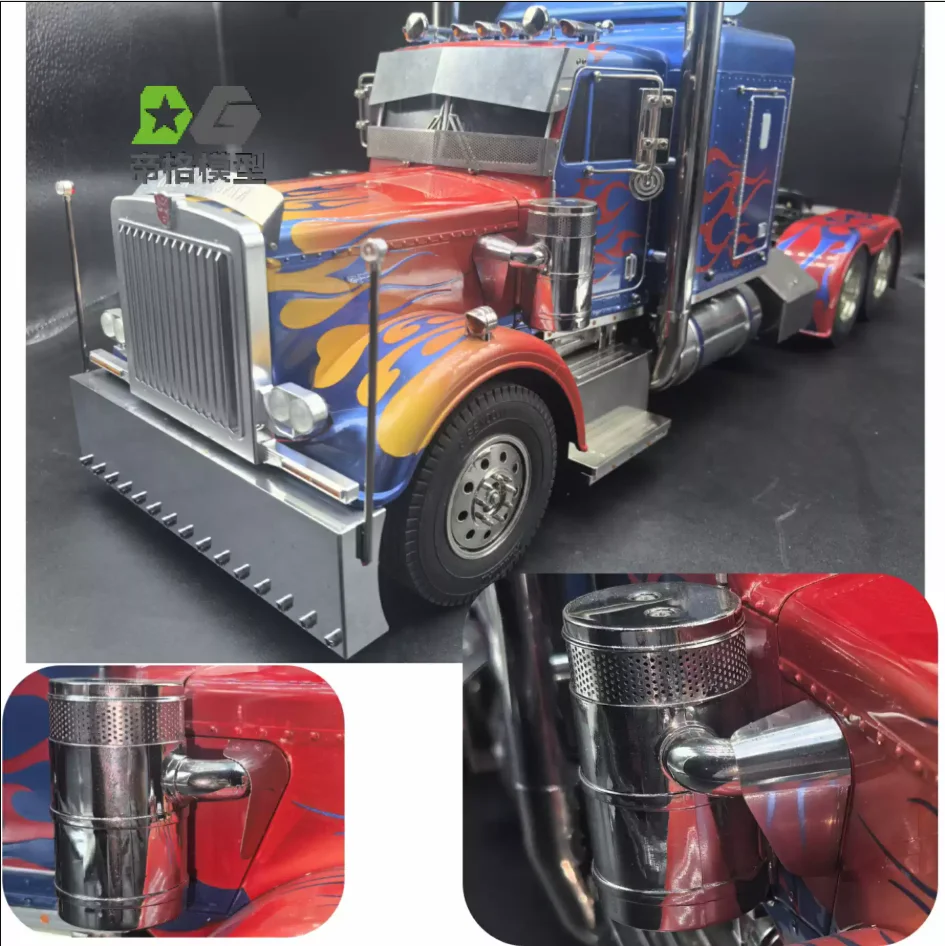 RC 1/14 Truck Air Filter Windshield Scoop for Tamiya Tractor Truck for SCANIA MAN VOLVO Tripper Truck DIY Parts