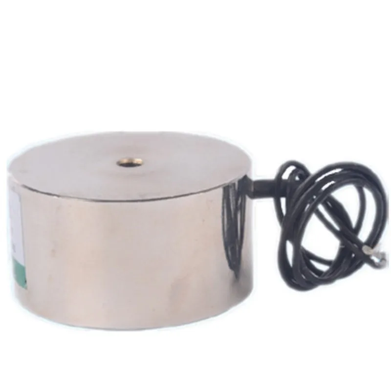 1PC Suction Cup Electromagnet P50/27 Suction Power 50KG DC 12V24V Electromagnet Suction Cup Powerful Magnet