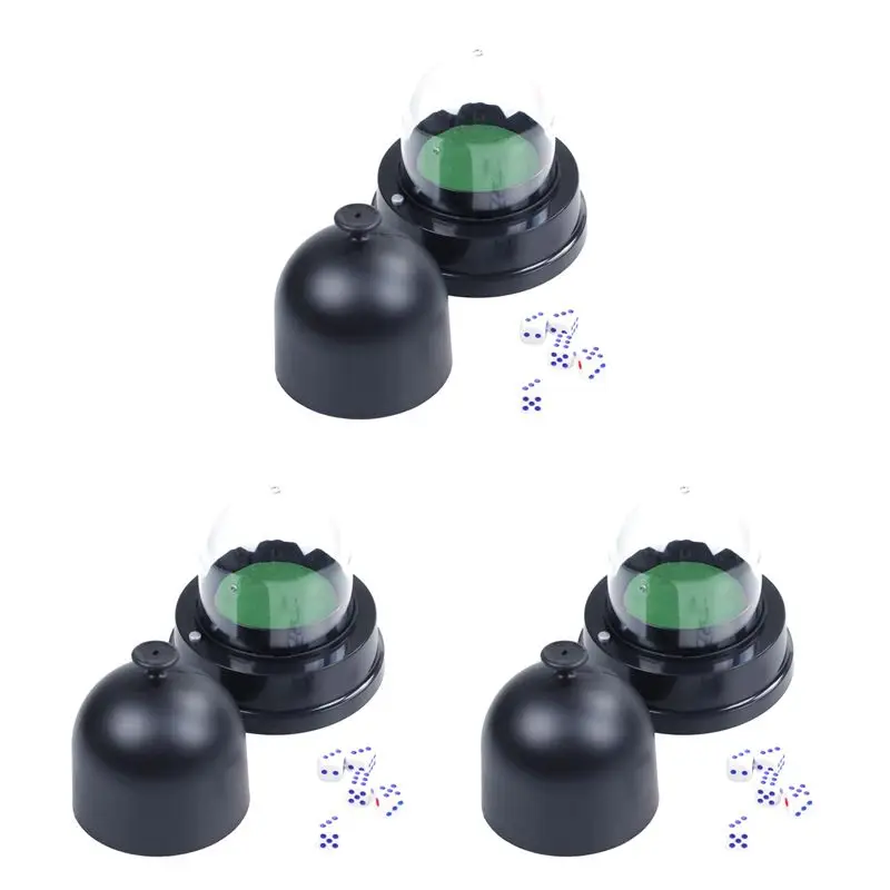 Dés - VGEBY - VGEBY Dés - Plastique Durable - 20 pièces - Noir avec