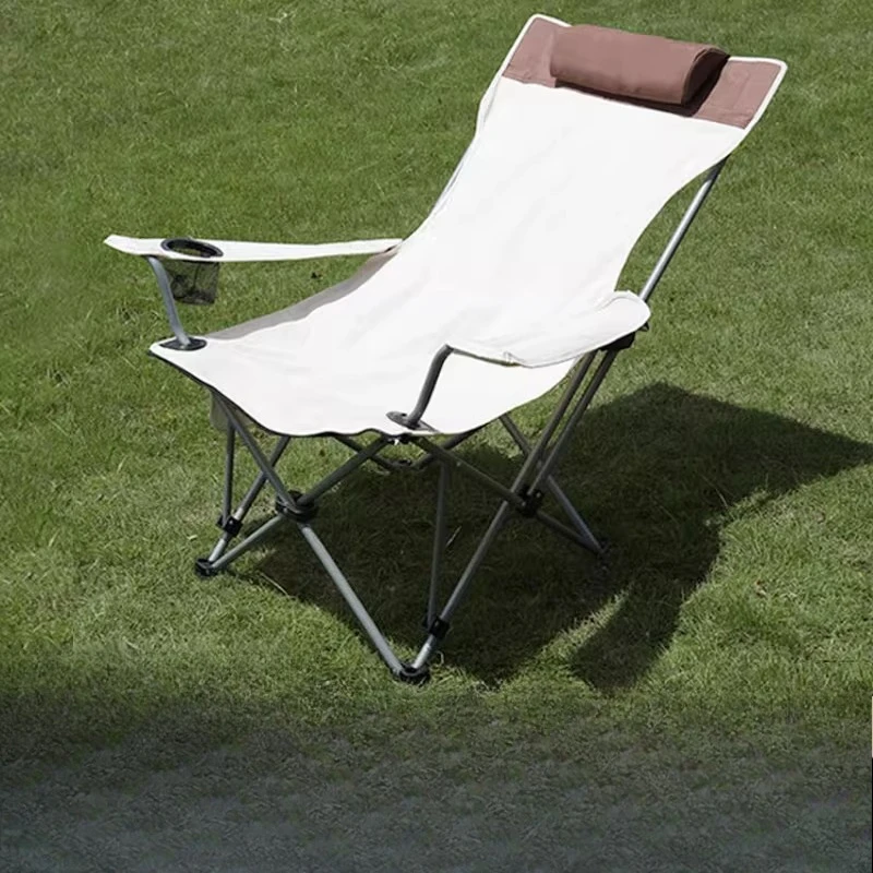

Sun Lounger White Camping Chairs Family Folding Pinnic Travel Camping Chair Adults Relax Sillas De Playa Beach Accessory