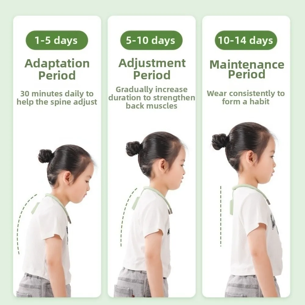 Chest Support Posture Correction Device Neck Shaking Anti-Myopia Design Sitting Posture Corrector Eye Protector