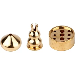 3 in 1 Brass Incense Holder 3 Styles Incense Cone Incense Sticks Coil Incense Holder Incense Burner for Yoga Home Decoration