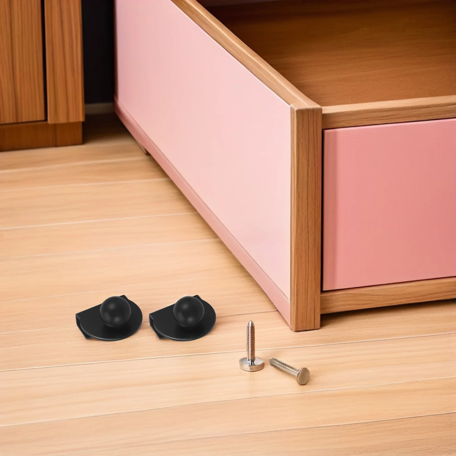 

2Pcs Glass Door Pull Handle Black for 5-8Mm Sliding Bathroom Shower Glass Door Knob Clamp Clips Furniture Cabinet Drawer Pulls