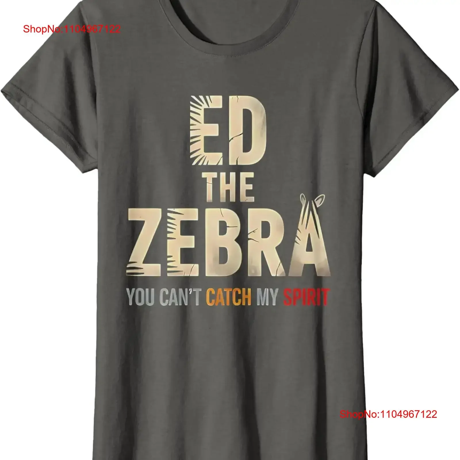 

The Runaway Pet Zebra Never Forget Ed Captured Ladies' Crewneck T Shirt vintage Washed streetwear Versatile homme fashion