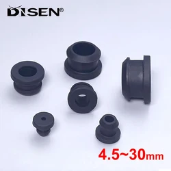 Silicone Rubber Hole Caps Through Hole Plug Cover Snap-on Gasket Grommet Wire Cable Protect Seal Stopper 4.5mm-30mm