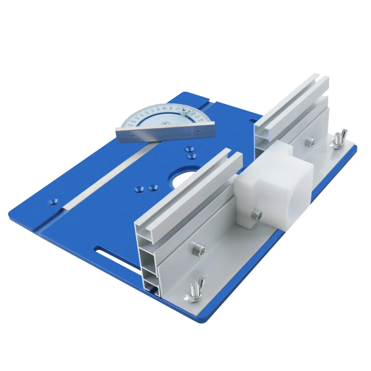 Frästisch-Hebesystem mit Einlegeplatte aus Aluminiumlegierung, Verstellbare Frästisch-Hebebasis für Holzbearbeitungsfräsen – Detail 11