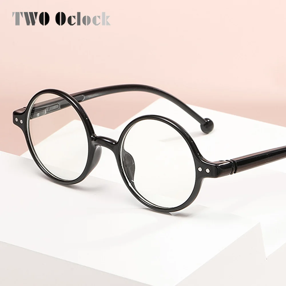 Vintage Round Reading Glasses Women Men Brand Designer Anti Blue Light Plus Farsighted Presbyopic Medical Glasses +1.0 2.0 2.5