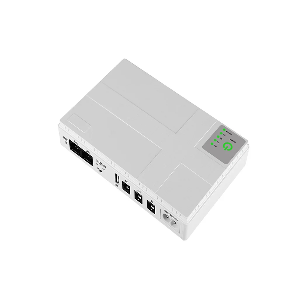 Minienrutador UPS Optical Cat, adaptador integrado, batería de respaldo UPS, 10400mAh, CA 110V-220V, 5V, 9V, 12V, 2A, 15V, 24V, 1A