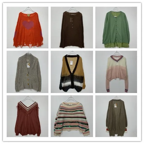 

Винтажный легкий свободный свитер из ленивого шелка Sweet Sea для девочек, круглый длинный све