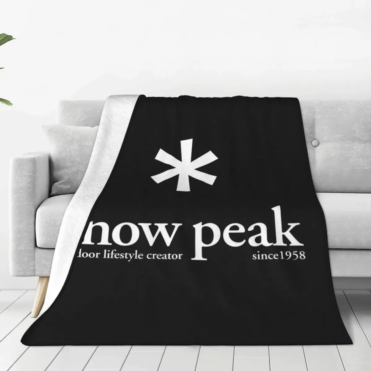 Snow Peak Blanket Sofa Bedroom Bed Home Office Nap Blanket Car Travel Picnic Blankets Gift