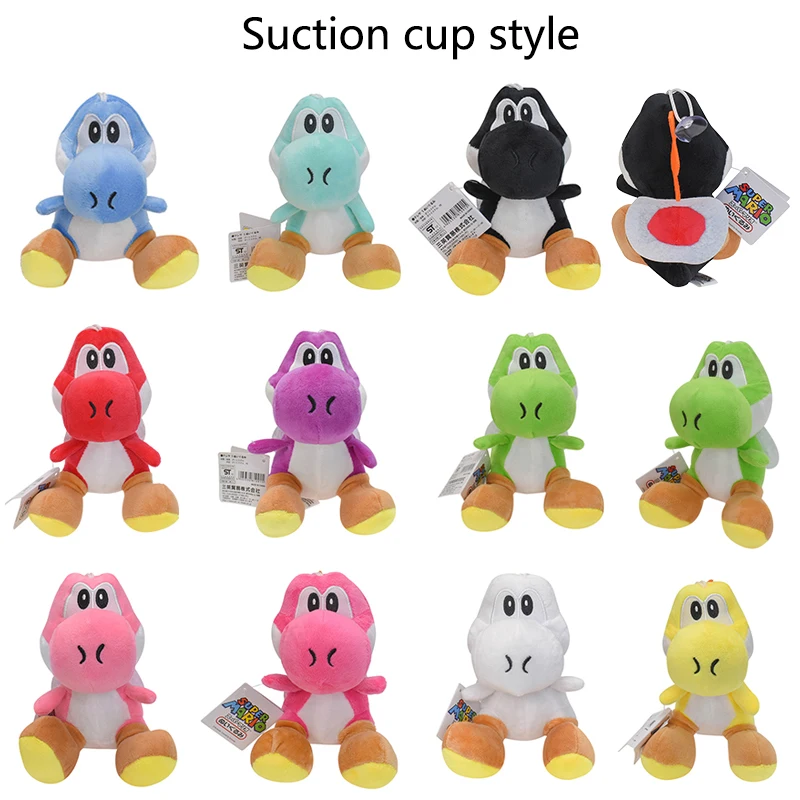 10-18cm Mario Yoshi Dragon Plushie Coloful Yoshi Plush Chain Pendant Doll Soft Stuffed Anime Game Souvenir Collection Toy Gifts