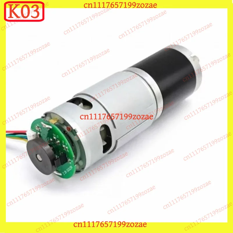 k3 42GP-775 Planetary DC Gear Motor with Encoder, Reversible & Adjustable Speed Auto Parts