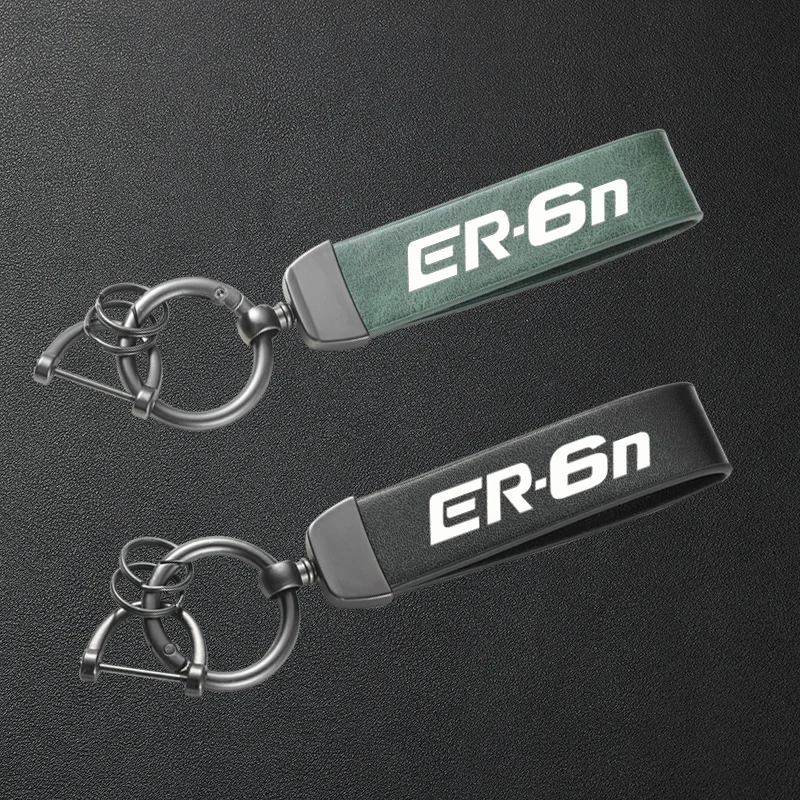 

Высококачественный кожаный замшевый брелок для мотоцикла для Kawasaki ER6N ER 6N 2006-2025, аксессуары