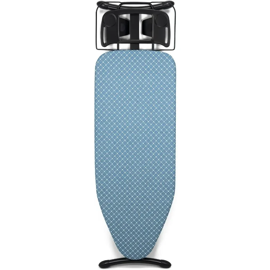 

17"x46" Ironing Board Full Size,Deluxe Ironing Board with Steam Iron Rest,Heat Resistant Cover and Thicken Felt Pad, Adjustable
