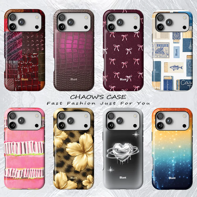 

Luxury Blunts Vintage Matchbox Collage Phone Case for iPhone 17 17e 16e 16 15 14 13 12 11 Air Pro Max Plus Double-layer Cover