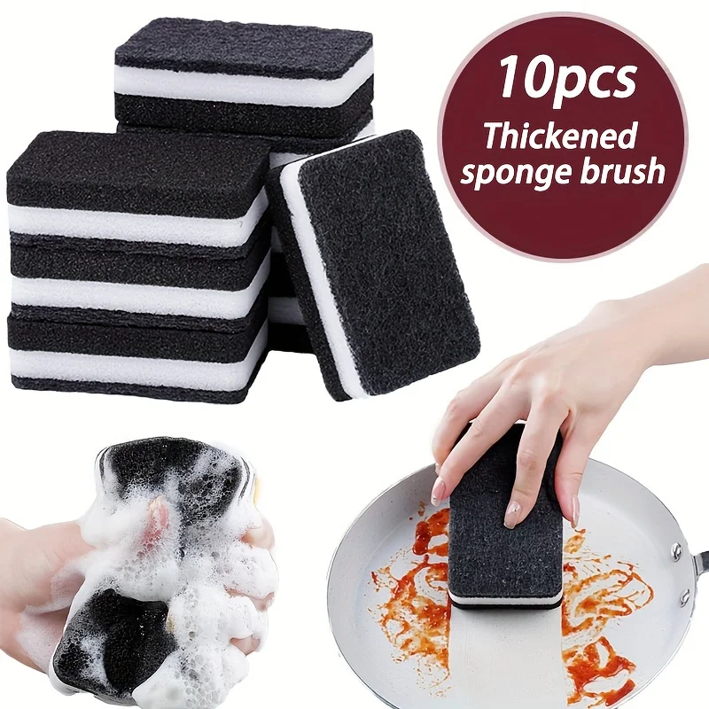 Heavy Duty Scrub Sponges for Kitchen and Household Cleaning - Dish, Pot and Pan Scrubber