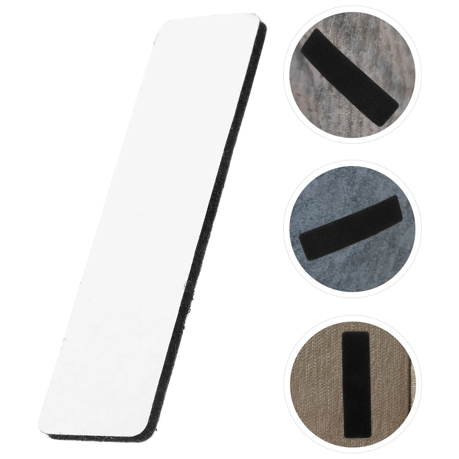 

100Pcs Sofa Fastener with Strong Back Adhesive Tape Anti-Slip Fixing Strips for Furniture Carpet Cushion Household Use Nylon