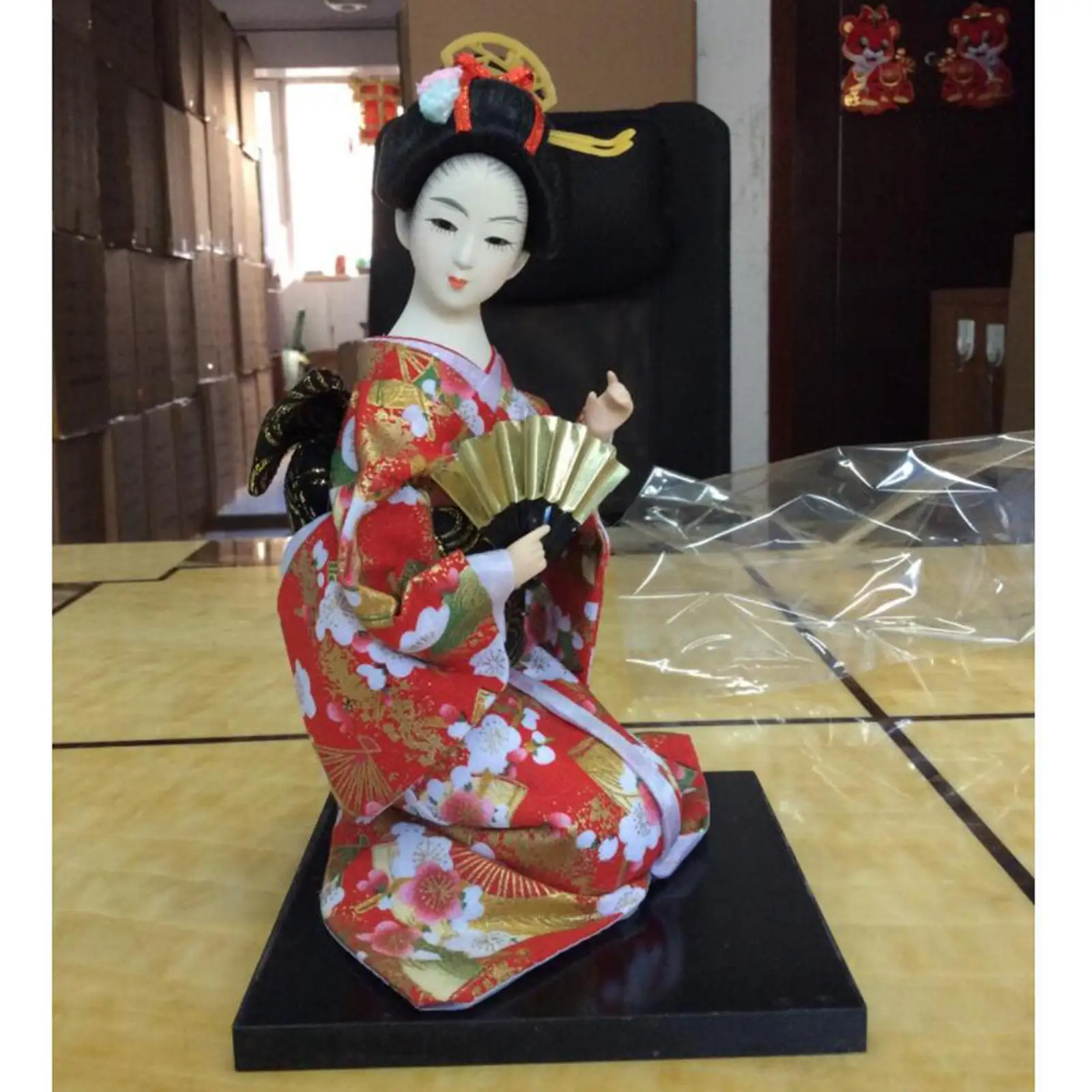 12inch Japanese Geisha Doll Handicraft for Decoration Kids Gift