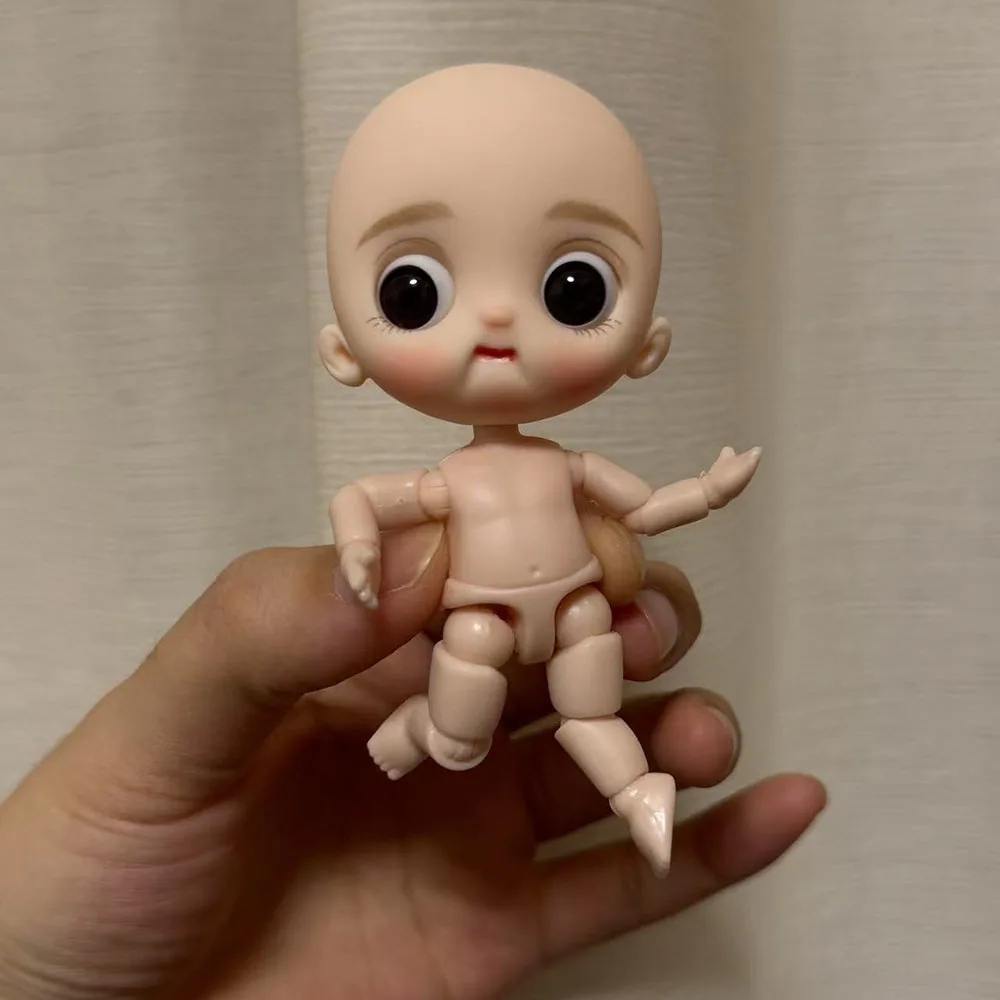 9 سنتيمتر BJD دمية متعددة المفاصل دمية مع تعبير الوجه الفتيات دمية لعبة هدية
