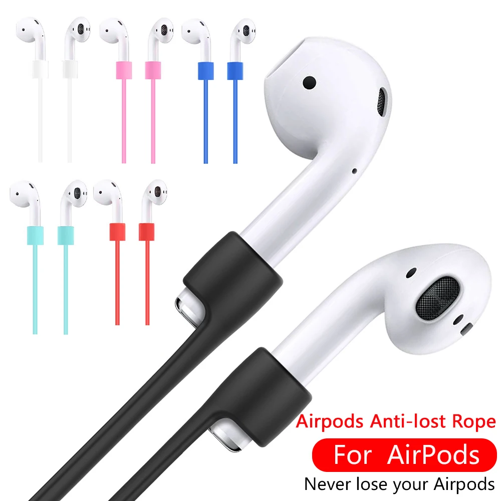 【Fast Ship】Silicone Airpods Anti Lost Rope Airpods Strap Airpods Lanyard Airpods Rope Compatible For Airpods Earphone Storage