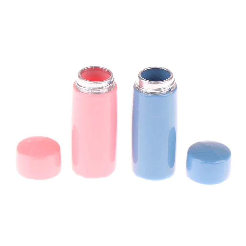 1/12 Dollhouse Miniature Thermos Cups Water Cup Doll House Food Play Scene Decor Accessories