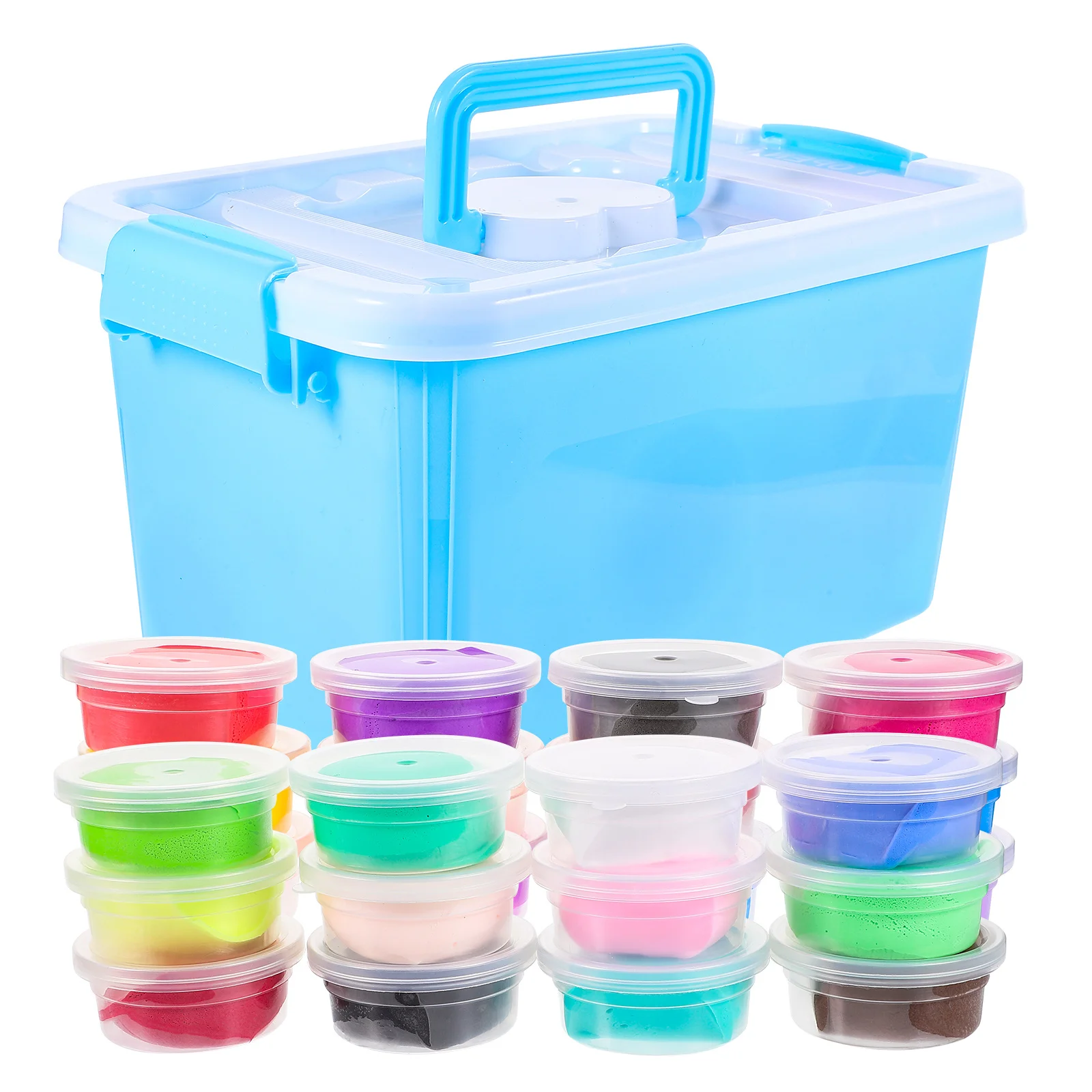 ดินปั้นน้ำหนักเบา 1 ชุด 24 สี สำหรับเด็ก งานประดิษฐ์ DIY พร้อมอุปกรณ์ปั้น ดินปั้นปลอดสารพิษ