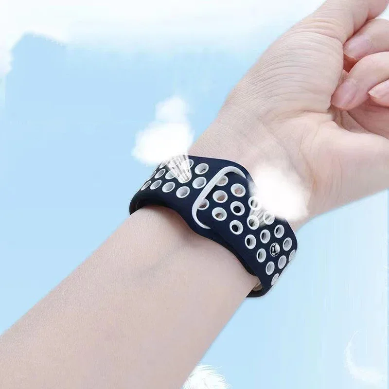 حزام سيليكون لساعة Redmi 6 5 4 Smartwatch الرياضية حزام الساعات اكسسوارات استبدال Xiaomi Smart Band 9 Pro 8 Pro سوار #6