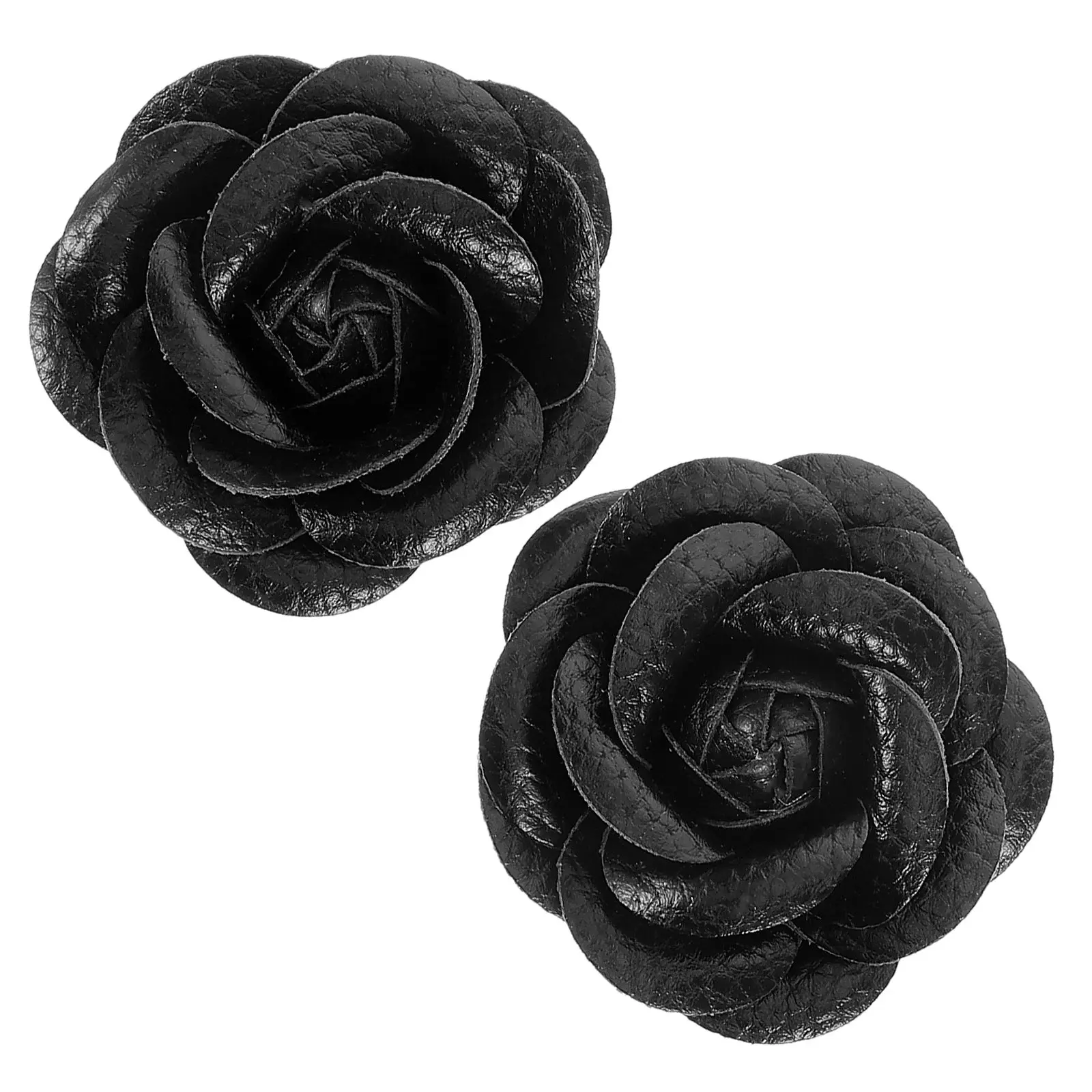 

Black Shoe Decoration Wedding Jewelry Pumps Decorations High Heels Rose Shoes Accessories Bridal Flower Charm Shoe